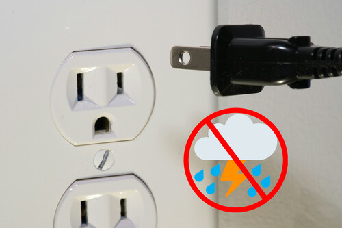 Equipamentos devem ser protegidos durante tempestades