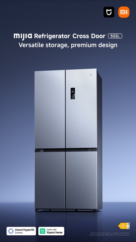 Mijia Refrigerator Cross Door 502l Vertical Rgb