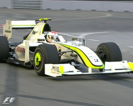 Rubens Barrichello y Brawn GP dominan los primeros libres en Singapur
