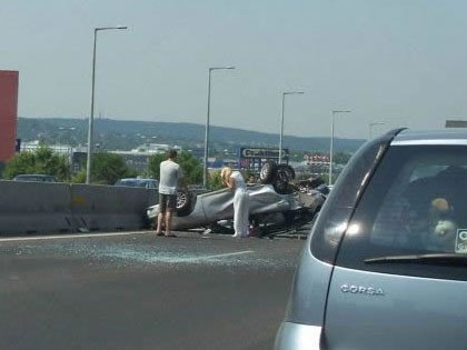 Las rubias y sus accidentes