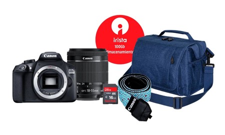 En Mediamarkt tienes un pack con la EOS 1300D de Canon para empezar con ...