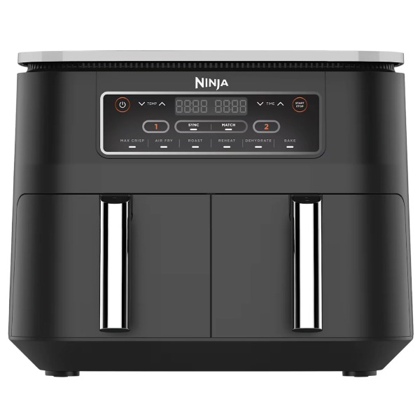 Freidora de aire doble Ninja (7,6 L), 6 funciones
