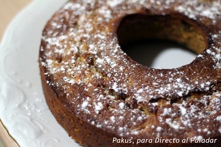 Bizcocho de frutos secos y pasas sin huevos. Receta