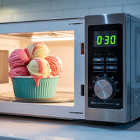 El mejor 'tip' para descongelar un poco el helado aunque suene muy loco: 20 segundos en el microondas