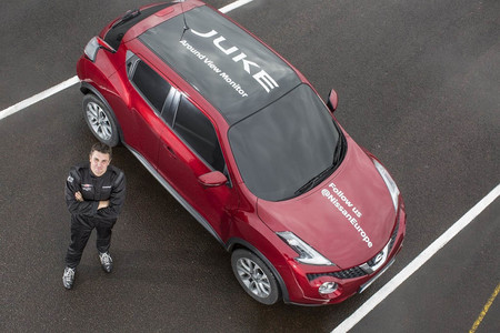 Nissan Juke establece récord mundial de giro, gracias a sus cámaras de visión periférica