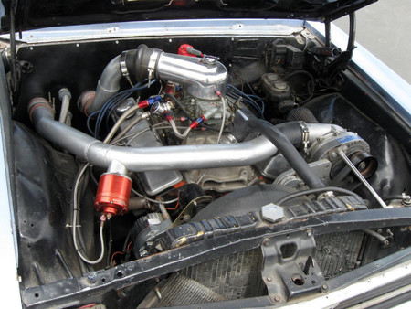 Compresión centrífugo montado en un coche