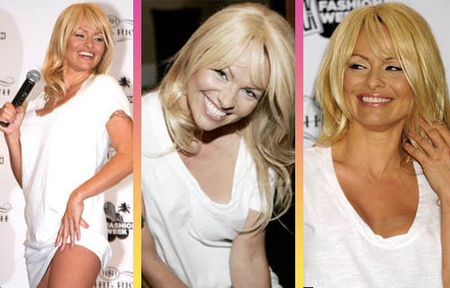 Pamela Anderson promociona moda ecológica y se cambia de look