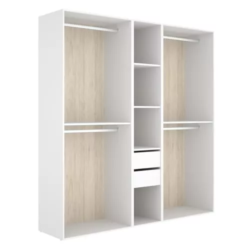 DEKIT Grupo RIMOBEL-Conjunto Armario-VESTIDOR con Trasera Reversible