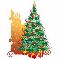 Adornando el árbol de Navidad a última hora