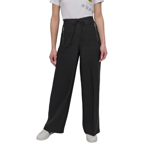 DKNY Pull On Drawstring Pant Pantalones Casuales, Negro, XXS Mujeres
