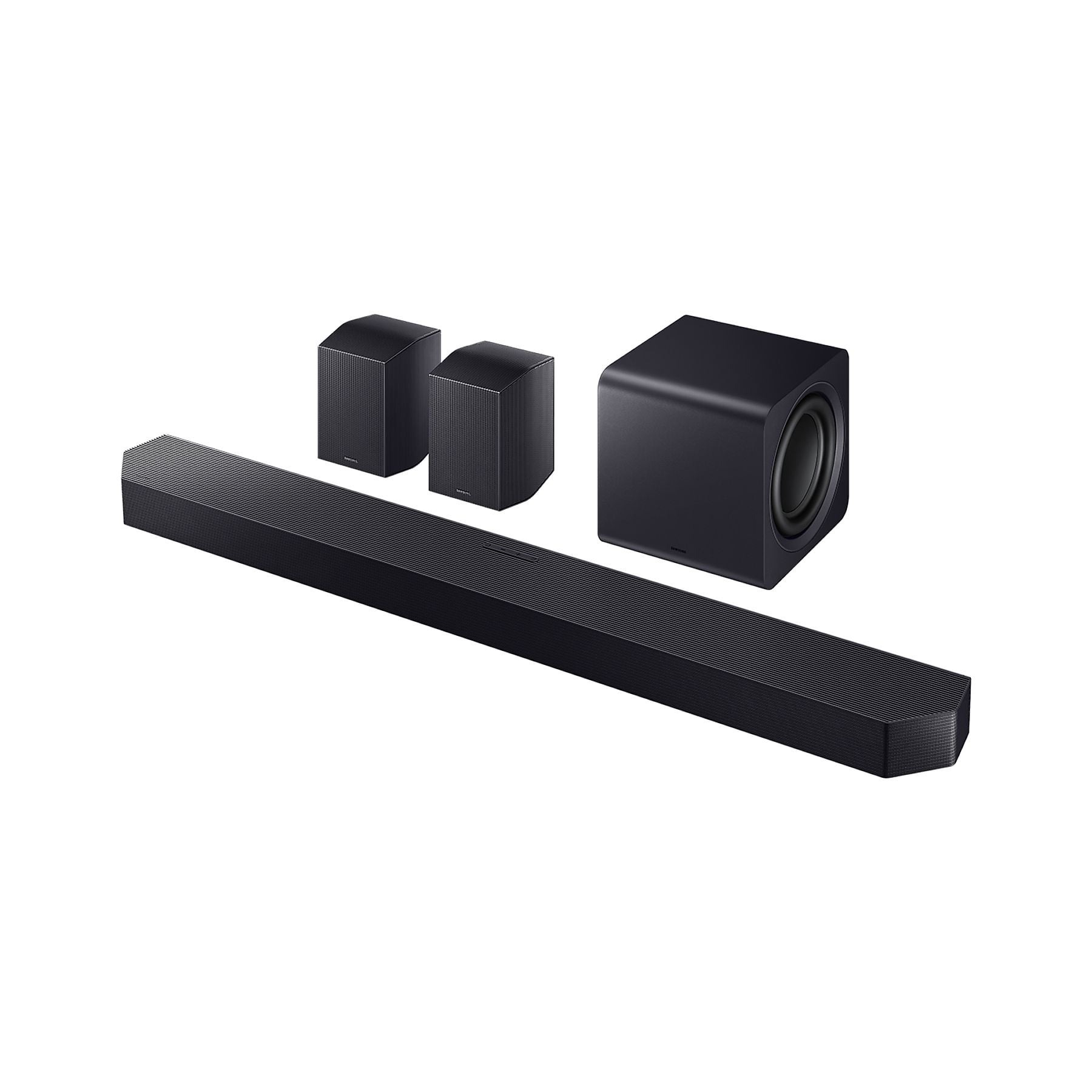Barra de sonido - Samsung HW-Q990F/ZF, Bluetooth, 756 W, Subwoofer y Dolby Atmos inalámbrico, 11.1.4 canales, WiFi, Negro Titanio