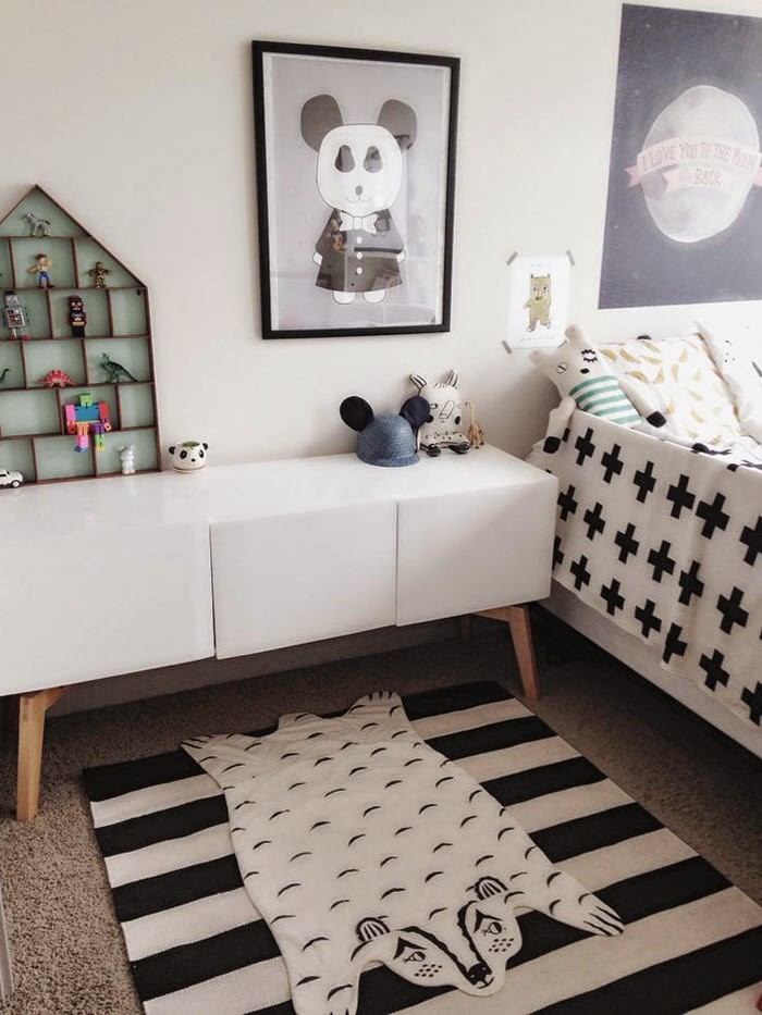 9 ideas para decorar en blanco y negro