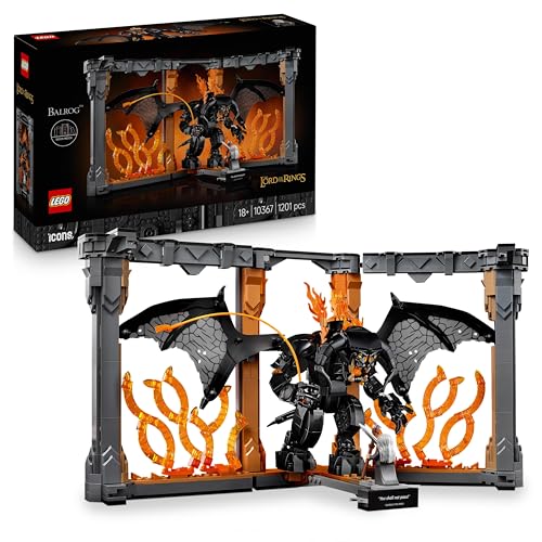 LEGO Icons - Rincón entre libros: El Señor de los Anillos: Balrog