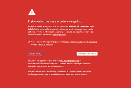 Visitar una determinada página web desde Google Chrome puede provocar el bloqueo temporal de tu PC con Windows