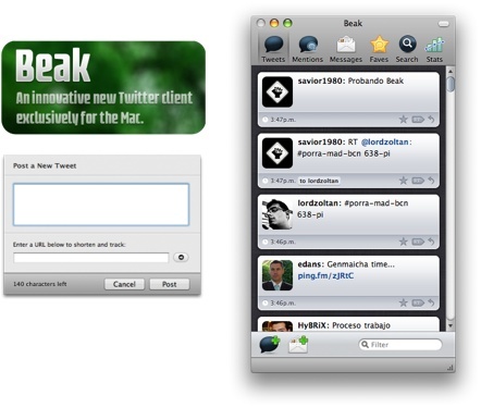 Beak, un nuevo picotazo a los clientes de twitter