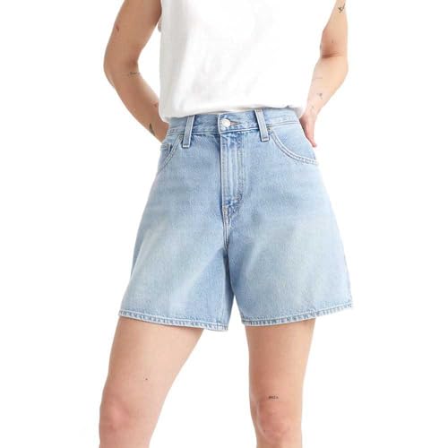 Levi's Mujer High Rise Baggy, Pantalones Cortos, Far and Wide Short, 30W