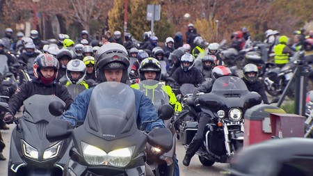 'Madrid en moto sí': 7.000 motoristas han salido a la calle para reclamar una alternativa a Madrid Central