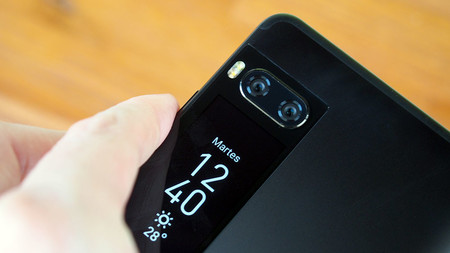 La pantalla trasera del Meizu Pro 7