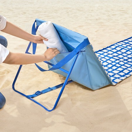 Strandon Tumbona Azul Blanco 13 1