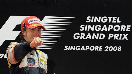 Alonso Singapur F1 2008