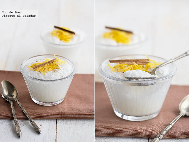 Espuma ligera de leche merengada, receta de aprovechamiento