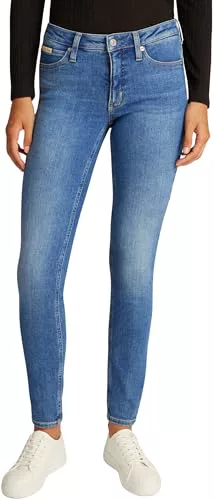 Calvin Klein Vaqueros Mujer Mid Rise Skinny Fit