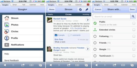 Google+ iOS