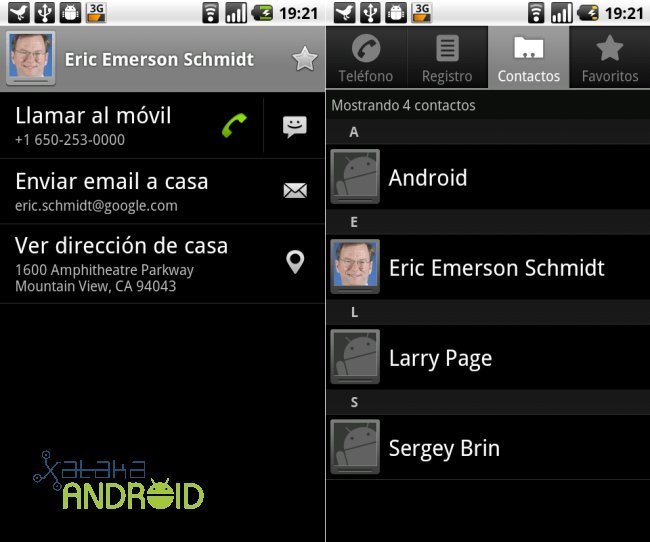 Contactos Android