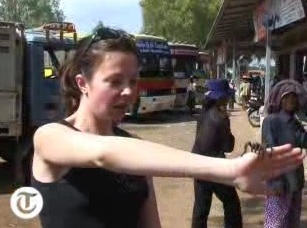 Comiendo arañas en Camboya