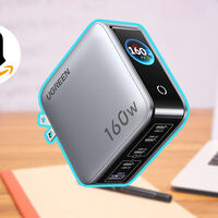 Este poderoso cargador de UGREEN tiene 160W de potencia, 5 puertos USB y más de 600 pesos de descuento 