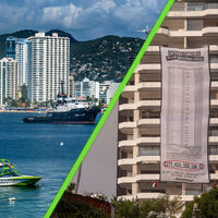 Greenpeace quería la atención de Acapulco para denunciar el cambio climático y crearon algo:  un ticket de 24 metros de altura 