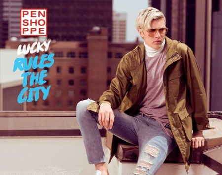 Lucky Blue Smith “rules the city” para Penshoppe