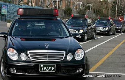 Mercedes Clase E Policía Iraní