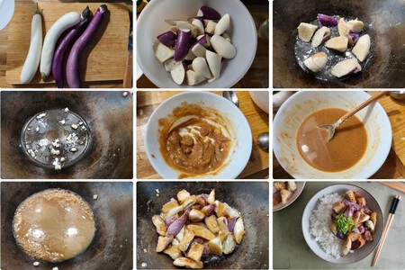 Pasos Berenjenas Wok Miso Lima