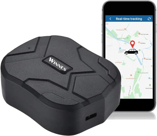GPS Tracker,10000mAh 150 días de Espera,Seguimiento en Tiempo Real,Magnético Fuerte Rastreador Antirrobo a Prueba de Agua,Localizador de GPS para Coche/Camión/Motocicleta/Barco, Aplicación Gratuita