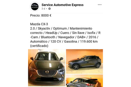 Anuncio estafa Facebook