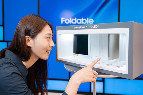 pruebas de pliegue del Galaxy Z Fold7