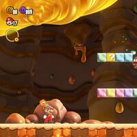 La caverna de los Ñac-ñacs al 100% en Super Mario Bros. Wonder