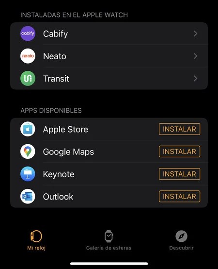 iPhoneからApple Watchアプリをインストールする
