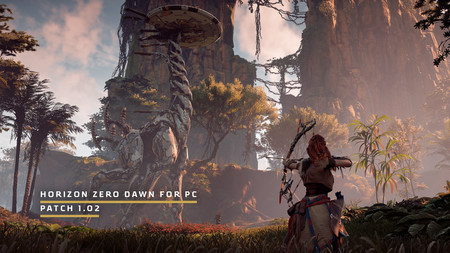 Horizon: Zero Dawn sigue mejorando más todavía su rendimiento en PC con la llegada del parche 1.02
