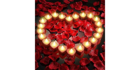 velas LED corazón