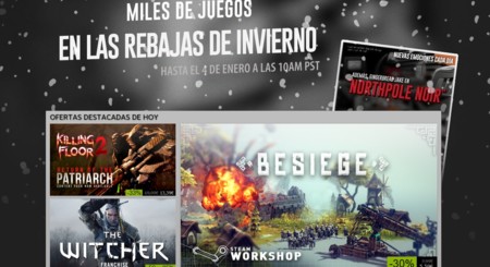 Las rebajas de Navidad de Steam, ¿ya no son lo que eran?