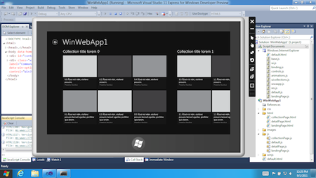 Las aplicaciones en Windows 8: tecnologías web y la Store