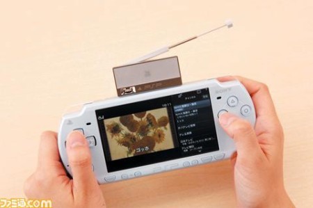 Sintonizador de TV para la PSP