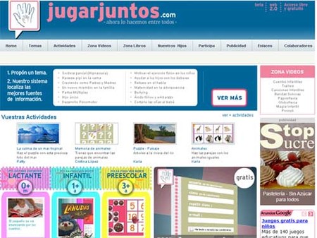 Jugar Juntos.com: portal educativo para los peques