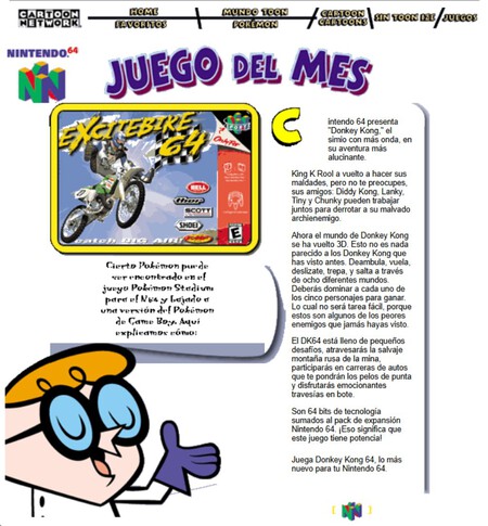 Juego Del Mes Nintendo Cartoon Mexico Latinoamerica