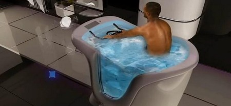 FitWet, bicicleta estática con jacuzzi incorporado