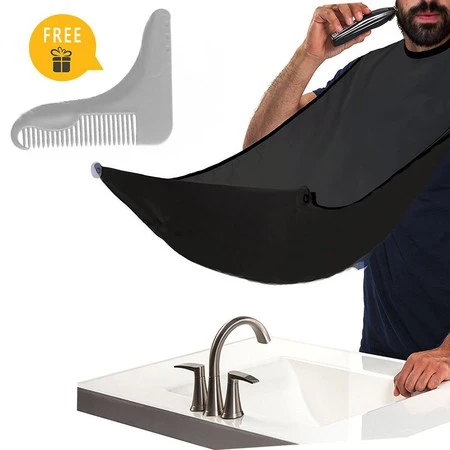 Oferta flash  hasta medianoche en el delantal con ventosas para afeitar de BeYself: cuesta 5,83 euros en Amazon 