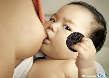 Oreo y teta, un (supuesto) anuncio con polémica