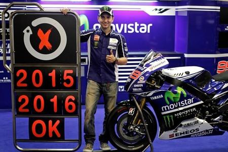 MotoGP 2015: Jorge Lorenzo firma dos años más con Yamaha